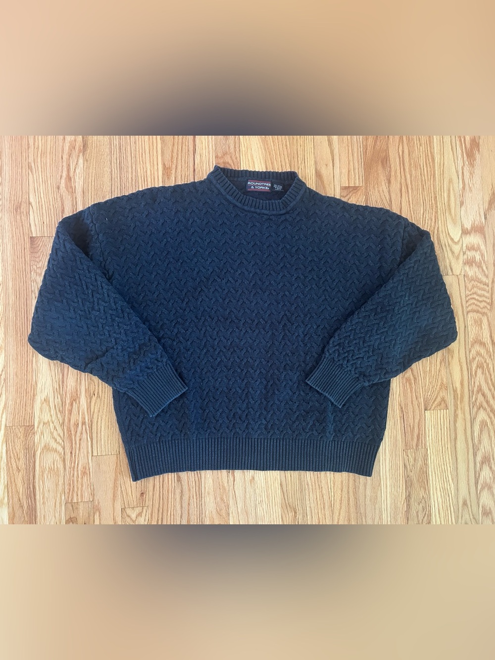 Men's Dark Navy Crewneck Sweater